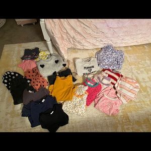 Mixed bundle of girls clothing